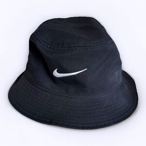 Nike Apex Swoosh Unisex Bucket Hat Black Medium NWT